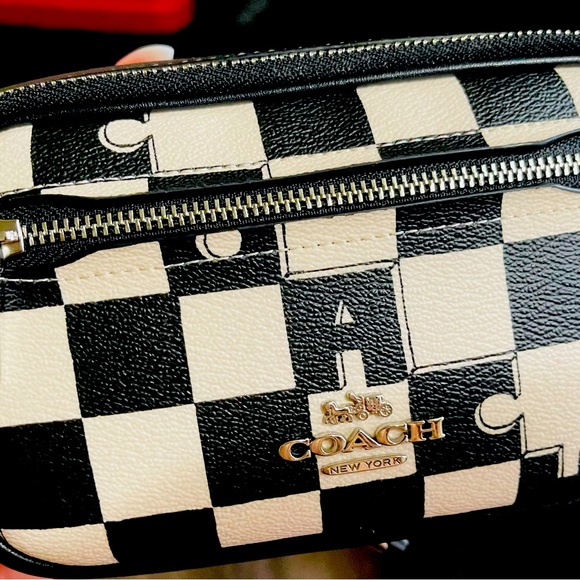 COPY - Checkerboard coach slim design Fanny pack - Picture 1 of 8